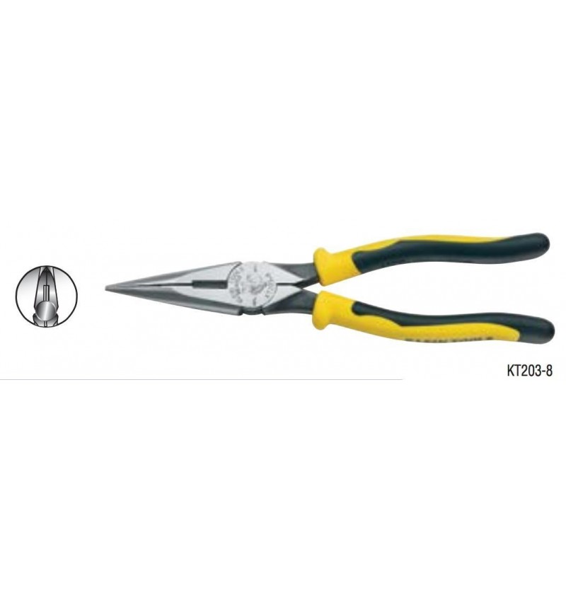 Klein Tools,Pinza de Punta Cónica con Corte - 8" LARGO, KT203-8, KLEKT2038