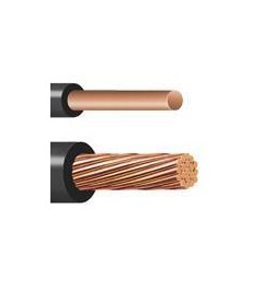 Indiana,Cable Thw-Ls 10 Awg Negro Carrete Indiana 600V, SLB519, IND10CNCARR