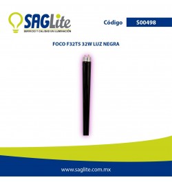 Saglite,FOCO F32T8 BB LUZ NEGRA, S00498, SAGS00498