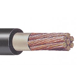 Viakon,Cable Portaelectrodo 1-0 Awg Negro Carrete, CP61, CMY1/0PE