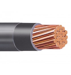 Viakon,Cable Xlp 6 Awg Negro Carrete 100% Aluminio 600V, UK98, CMY6XLPAL600V
