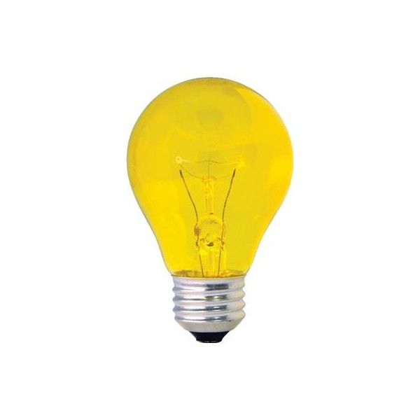 Foco Incandescente A19 40 W 120 V E26 Amarillo