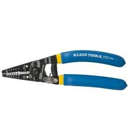 Klein Tools,Pinza desforradora y cortadora cal. 10 - 18 AWG cable solida, 11055SEN, KLE11055