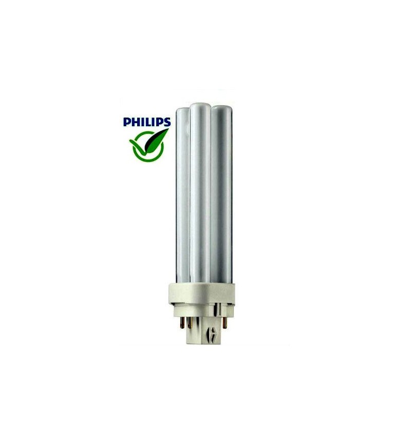 Philips,Foco Fluorescente Plc 26 W 4 Pins G24Q-3 4000 K, 927907384004, PHIPLC26W/840/4P