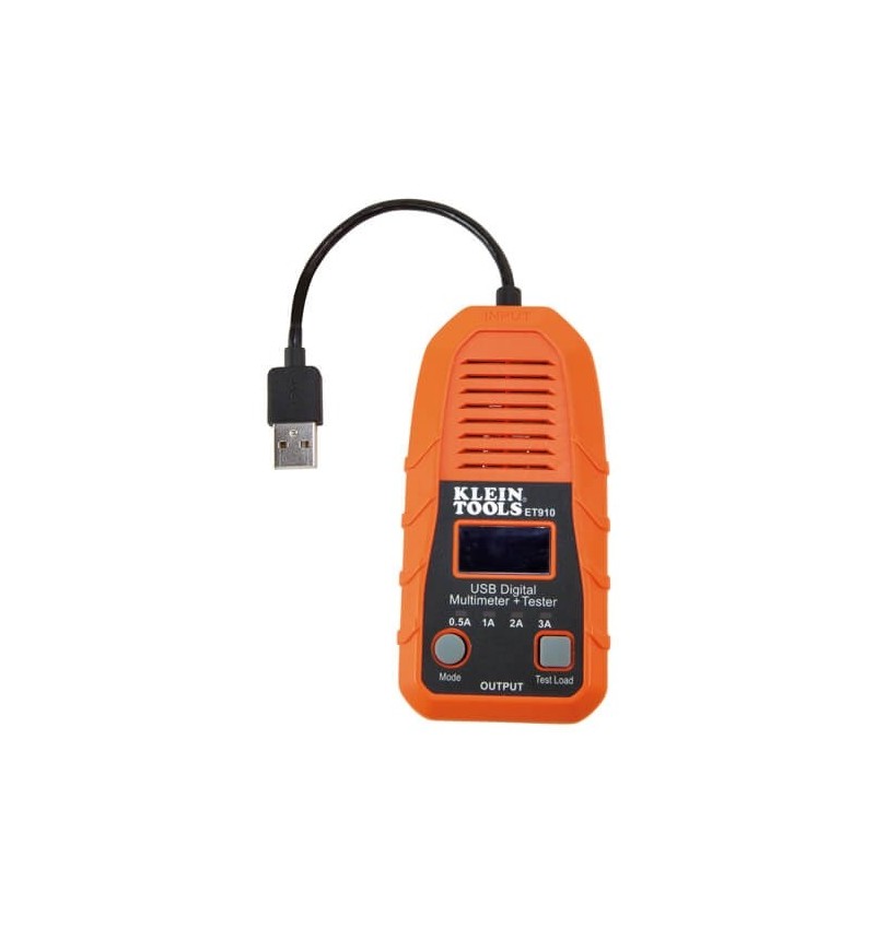 Klein Tools,Multímetro digital USB (TIPO A), ET910, KLEET910
