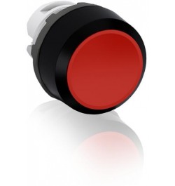 ABB,Boton pulsador Rojo momentáneo MP1-10R No iluminado rasante, 1SFA611100R1001, ABB1SFA611100R1001