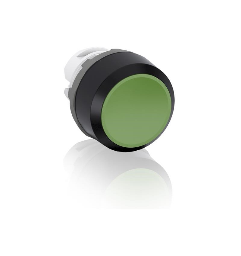 ABB,Boton pulsador Verde momentáneo MP1-10G No iluminado rasante, 1SFA611100R1002, ABB1SFA611100R1002