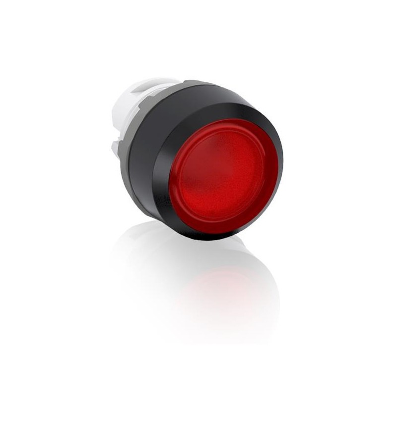ABB,Boton pulsador Rojo momentáneo MP1-11R iluminado sin foco, 1SFA611100R1101, ABB1SFA611100R1101