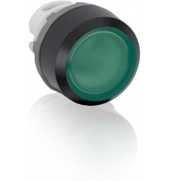 ABB,Boton pulsador Verde momentáneo MP1-11G iluminado sin foco, 1SFA611100R1102, ABB1SFA611100R1102