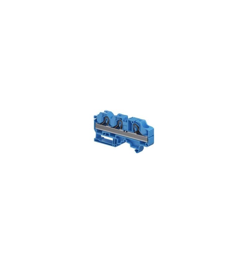 ABB - Entrelec,Clema de paso cal. 10 AWG 32A 600V Color Azul, 1SNK706020R0000, ABB1SNK706020R0000