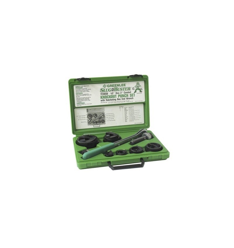 Green Lee,Sacabocados manuales ½ a 2” Slug Buster, 7238SB, GRE7238SB