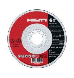Hilti,Disco de corte Universal bimetalico Acero al carbon / inoxidable AC-D SP 180x1.6mm, 2126613, HIL2126613