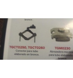 Total Ground,Conector para tubo 1-1-4" para cable 2 - 10 AWG bronce, TGCT0250, TGDTGCT0250