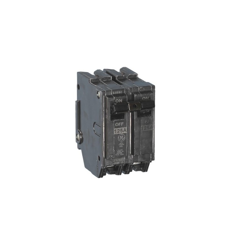 General Electric,Interruptor Termomagnetico THQL 2P 125A 240Vac Enchufable, THQL21125, GECTHQL21125