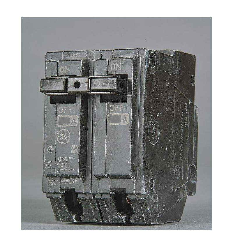 General Electric,Interruptor Termomagnetico 2P 50A 120/240Vac Tipo Thql Enchufable, THQL2150, GECTHQL2150