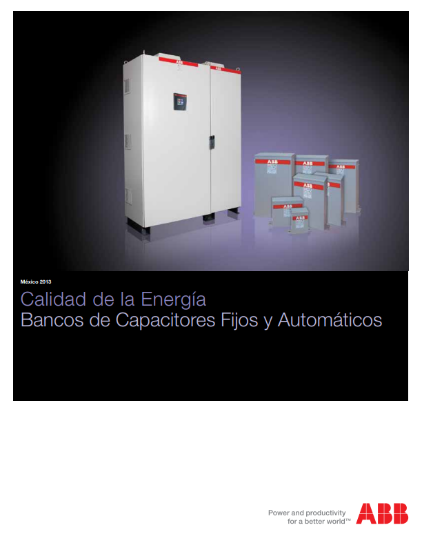 Catalogo ABB - Bancos de Capacitores Fijos y Automáticos