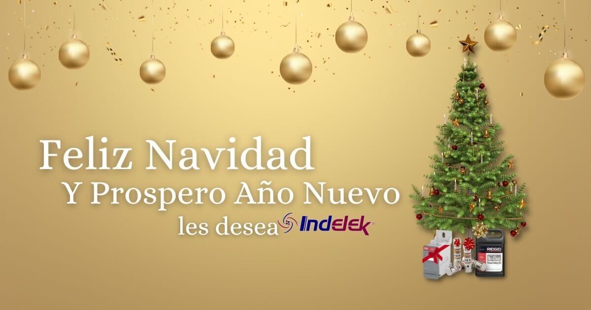 Feliz Navidad y prospero año nuevo les desea Indelek